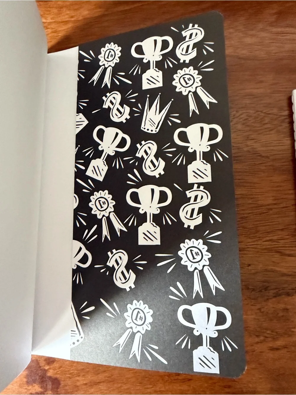 Set of Two paperback Graphic Notebooks - Black & White